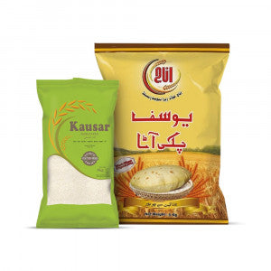 Daal, Rice, Atta & Cheeni