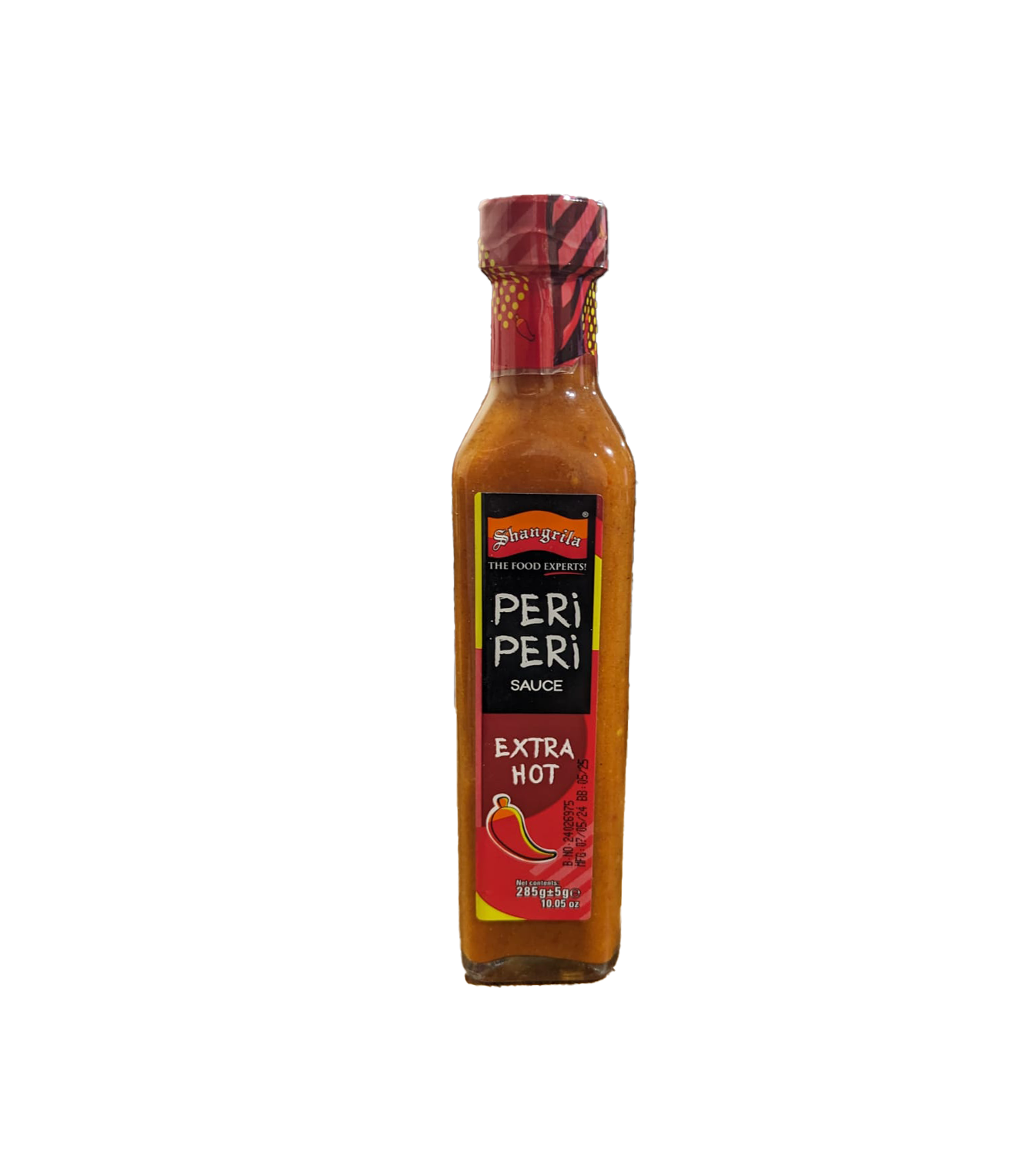 shangrila peri peri extra hot sauce 295g