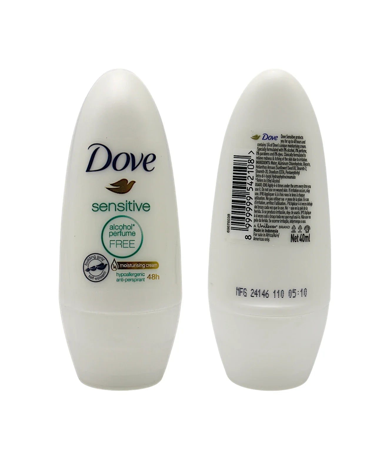 dove roll on sensitive 40ml