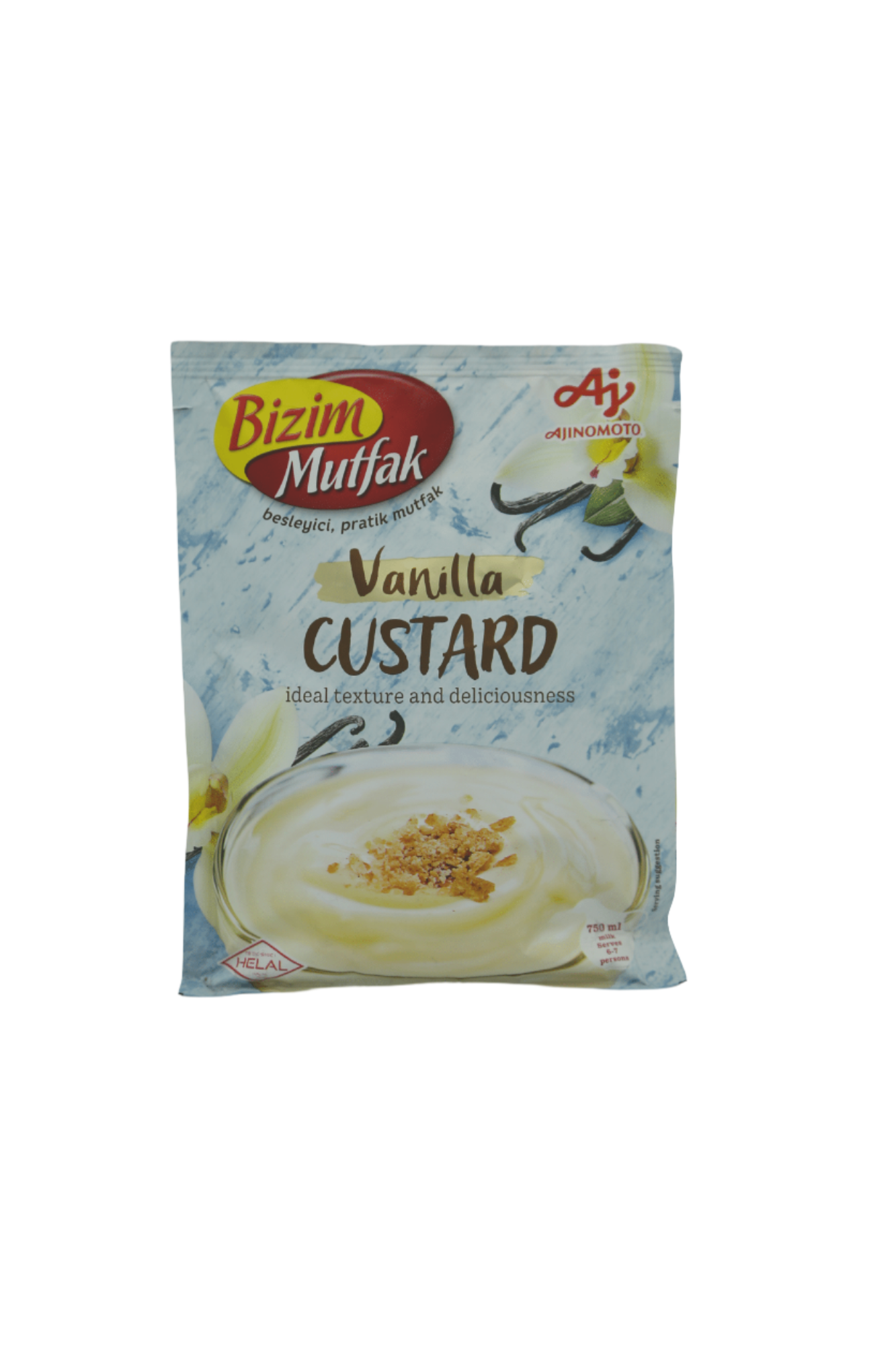 bizim mutfak custard vanilla 125g