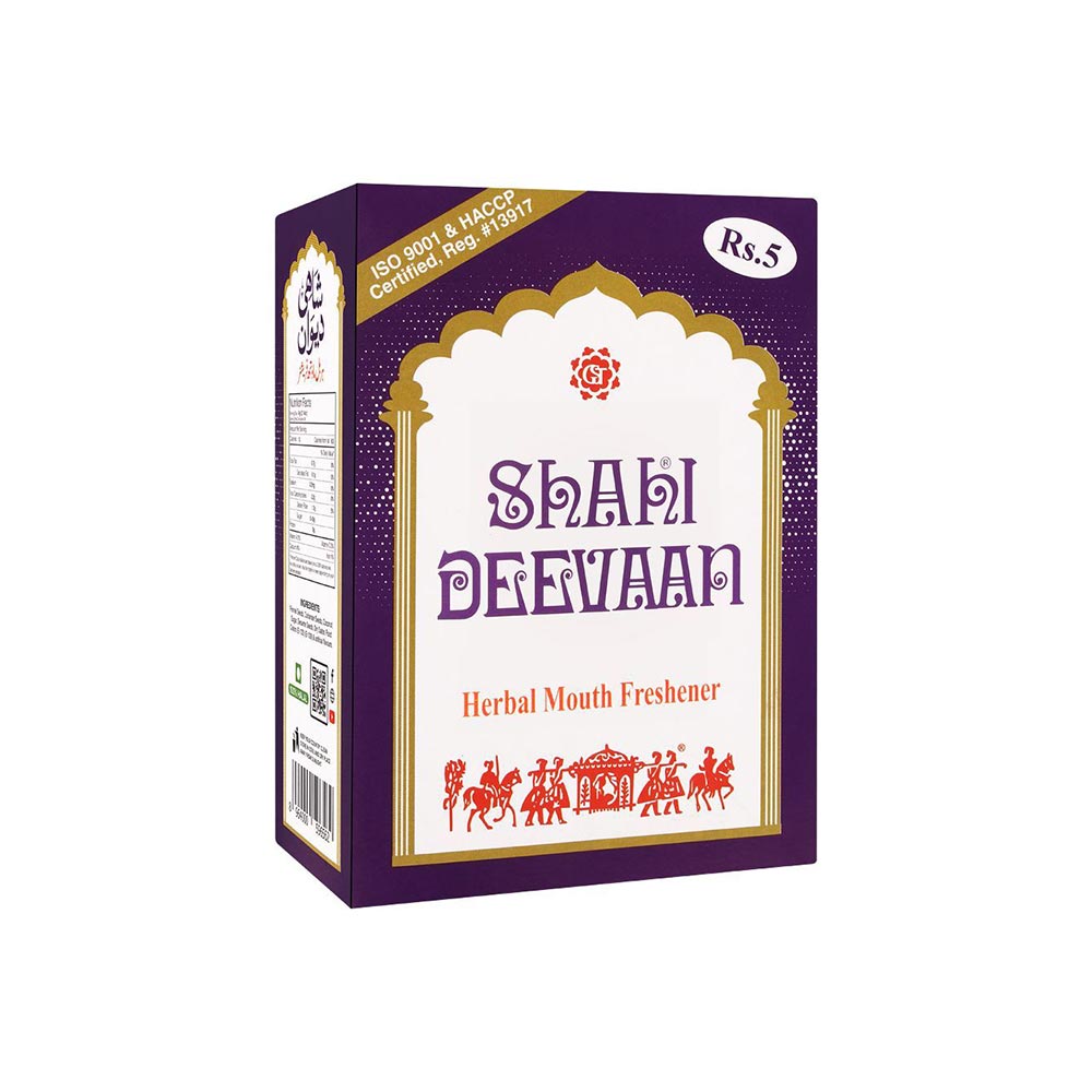 Shahi Deewan Herbal Mouth Freshener – Premium Fennel & Coconut Blend (48-Pack)