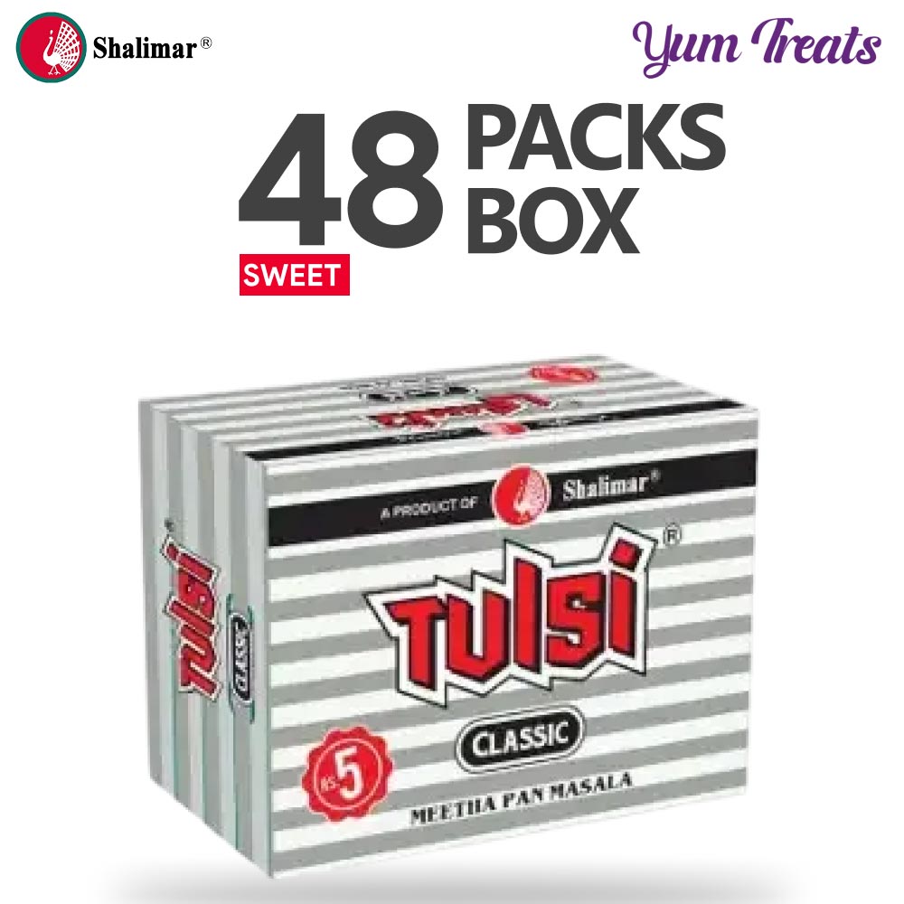 Shalimar Tulsi Classic Supari - Sweet Pan Masala (48-Packs)