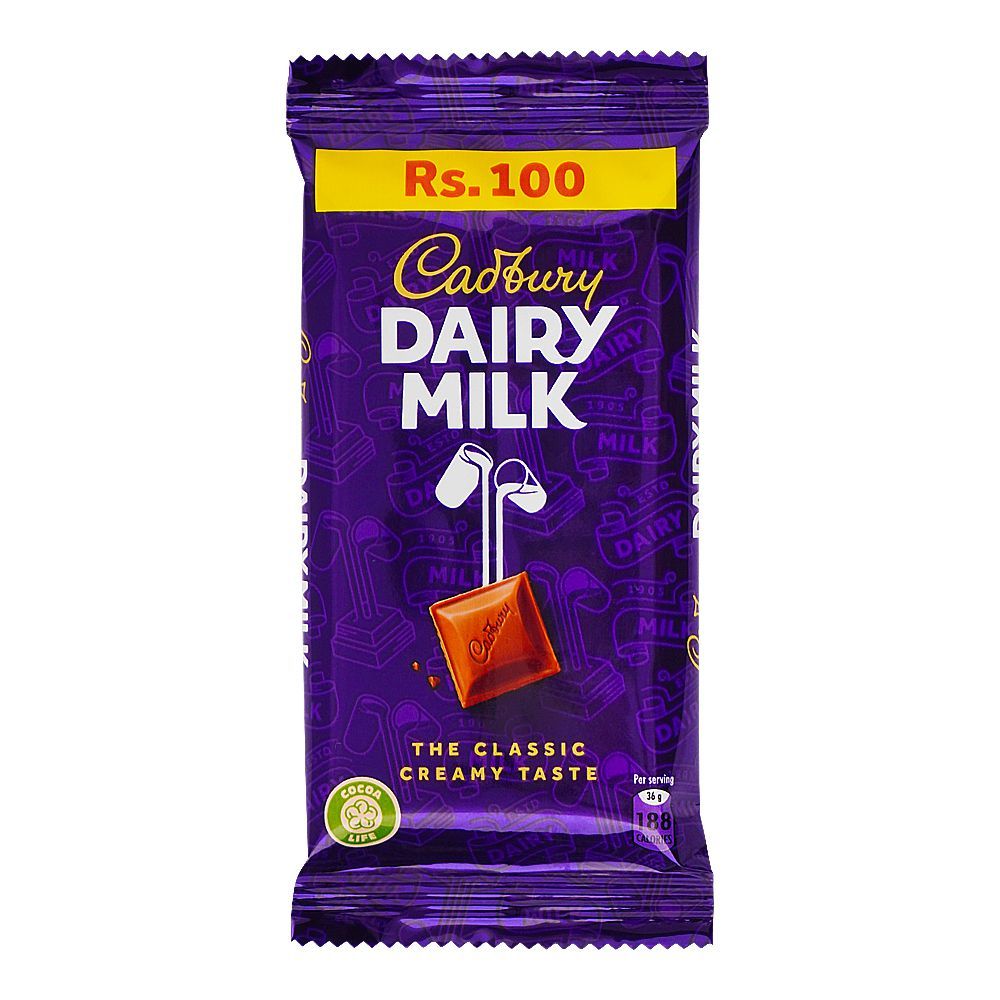 Cadbury chocolate dairy milk 36g 150rs